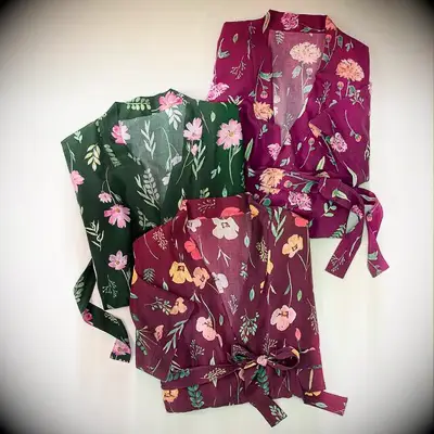 Floral robes