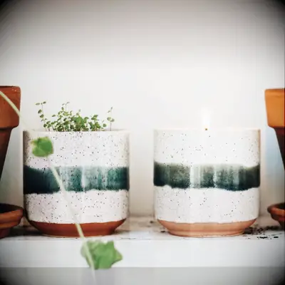 Reusable candle planter mother-in-law gift