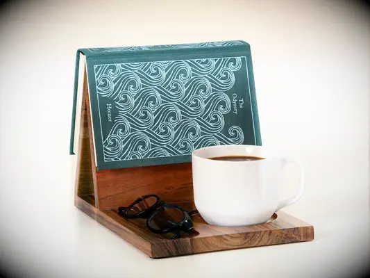 Wooden reading valet mother-in-law gift