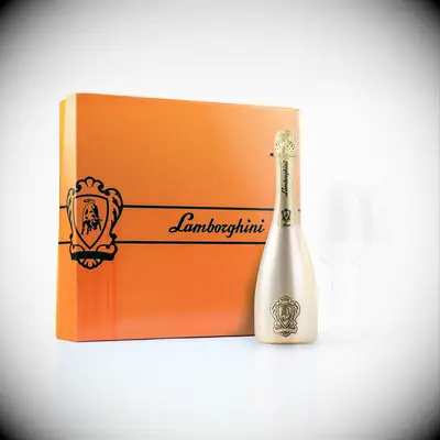 Lamborghini sparkling wine anniversary gift for husband
