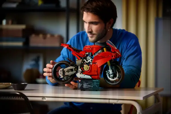 Ducati motorcycle lego kit anniversary gift for husband