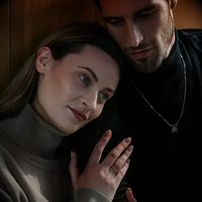 Custom map jewelry anniversary gift for husband