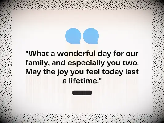 wedding wishes for family example in quotes