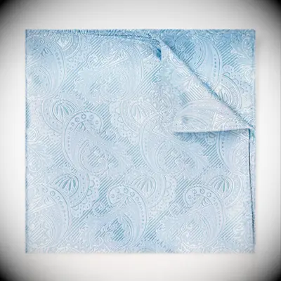 Silk pocket square anniversary gift