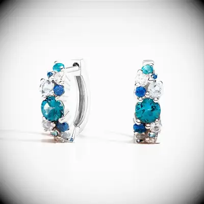 Aquamarine earrings