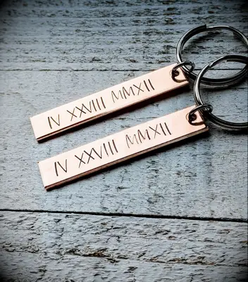 Custom numerical keychains