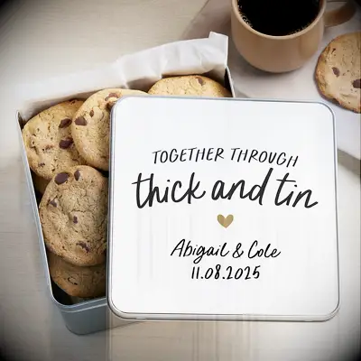 Personalized treat box 10 year anniversary gift