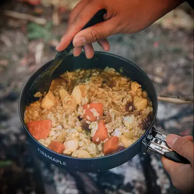Portable cooking pot for camping trip 10 year anniversary gift