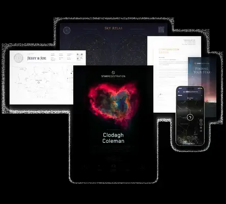 A registered star anniversary gift