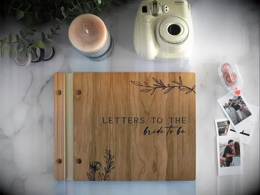 Letters to the bride-to-be bridesmaid gift to bride