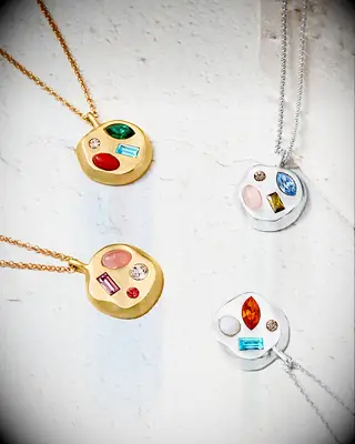 Birthdate pendant necklace bridesmaid gift for bride