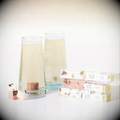 Mimosa sugar cubes inexpensive bridal shower gift