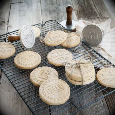 Cookie stamp set inexpensive bridal shower gift