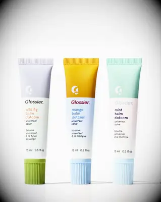 Glossier moisturizing balm set inexpensive bridal shower gift