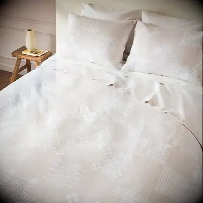 Quilted coverlette wedding gift for sister