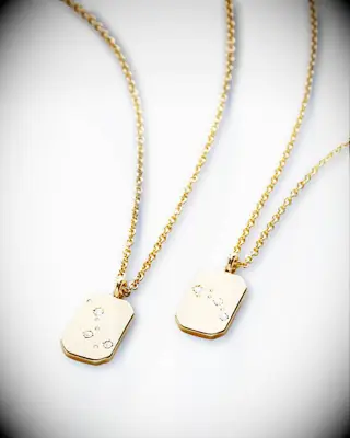 Pendant sister necklaces wedding gift for sister