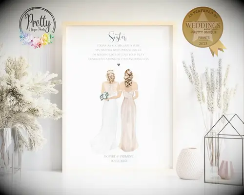 24 regals significatius de casament per a la vostra germana que apreciarà