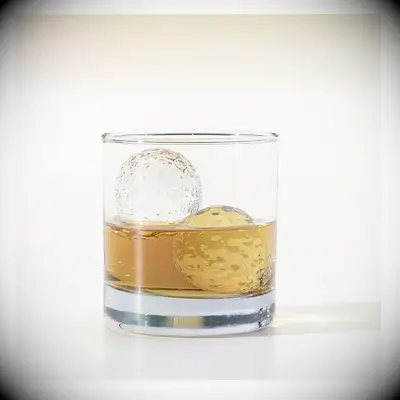 golf ball shaped ice cubes for the best holiday gift