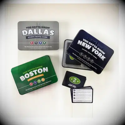 Sports trivia games for the best stocking stuffers