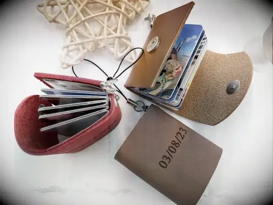 Mini photo album key ring for the best stocking stuffer