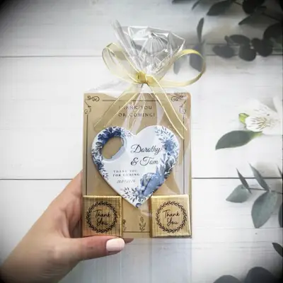 Custom wedding bottle opener favor