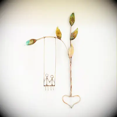Swing Sculpture 7 year anniversary gift from uncommon goods