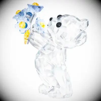 Crystal bear figurine mother