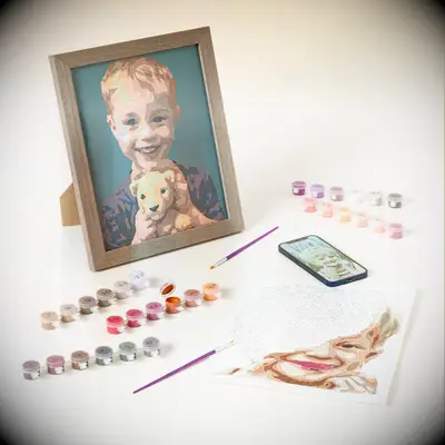 Custom paint by number