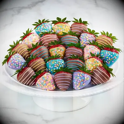 Chocolate-dipped strawberries mother
