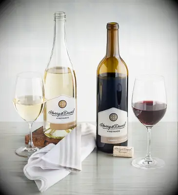 Set of red and white wines from Harry & David