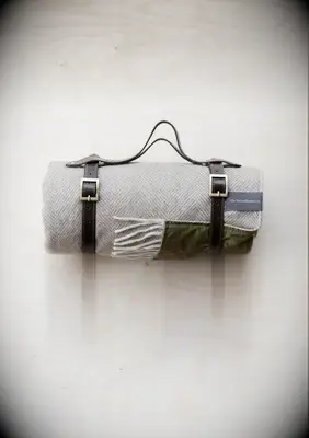 Recycled wool picnic blanket from TBCo