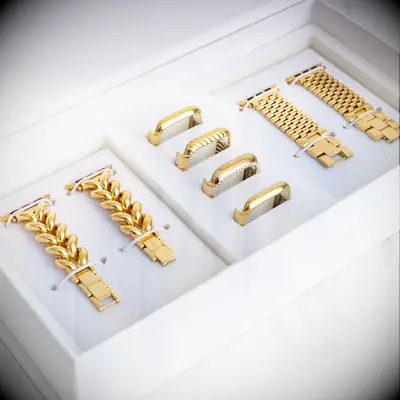 Gold apple watch accessories