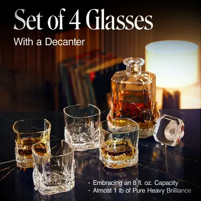 Whiskey decanter set
