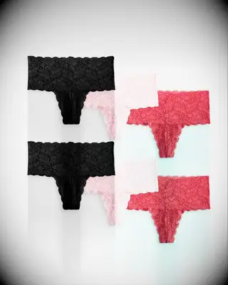 Lace thong set