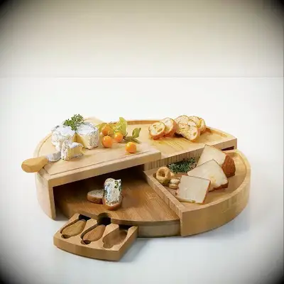 Wooden charcuterie board