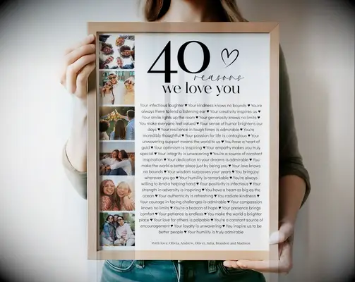 40 reasons we love you poster