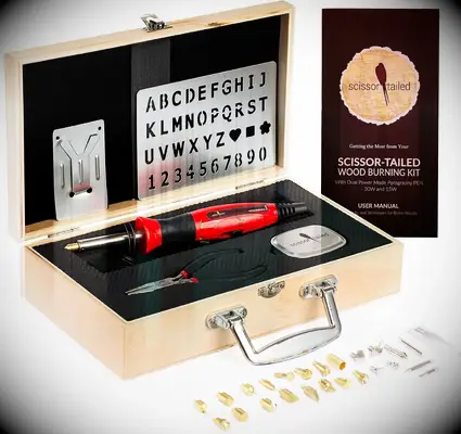 Wood burning kit 5 year anniversary gift