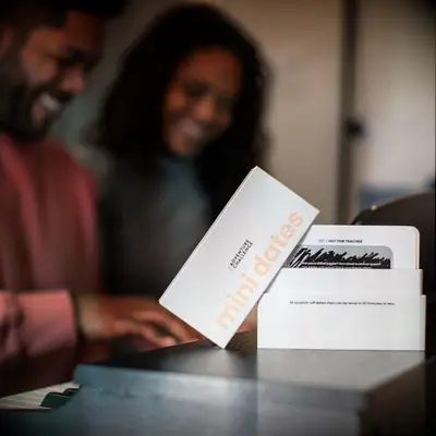 Date night inspiration cards 5 year anniversary gift