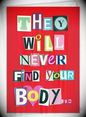 Collage writing anniversary card