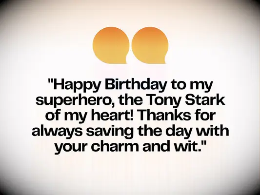 Unique happy birthday wishes for husband