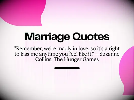 Funny Marriage Quotes - funny lines on marriage from the Hunger Games