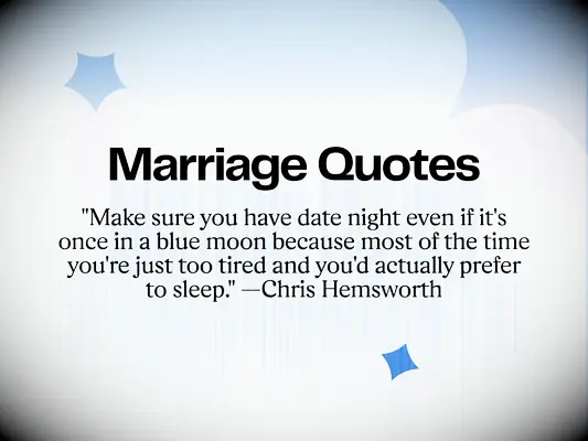 Funny Marriage Quotes - Funny Marriage Advice from Actor Chris Hemsworth