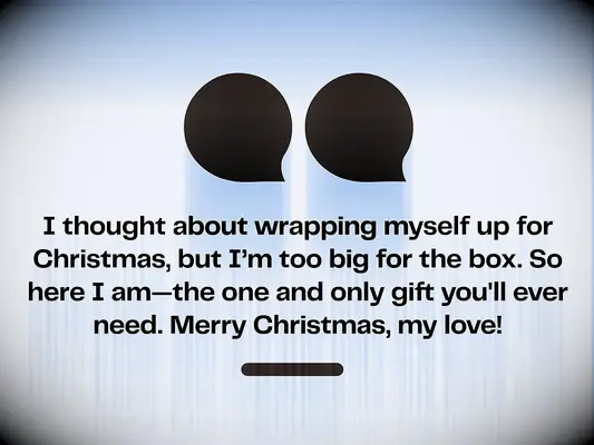 Funny Christmas messages for wife