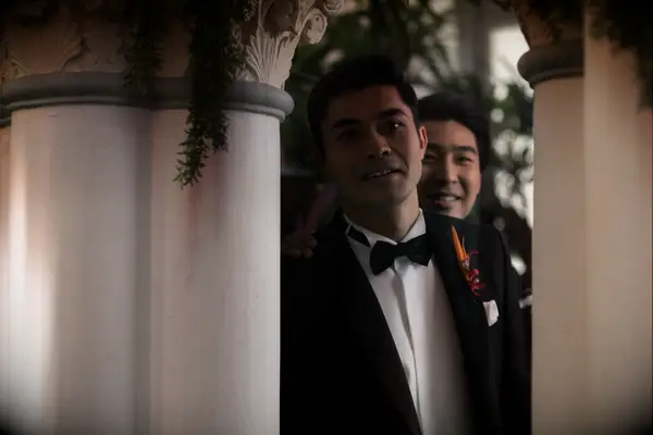 nick young played by henry golding crazy rich asians best man wedding