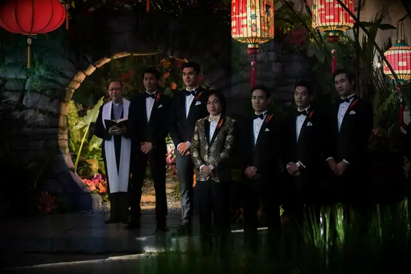 crazy rich asians wedding best man groomsmen colin khoo nick young