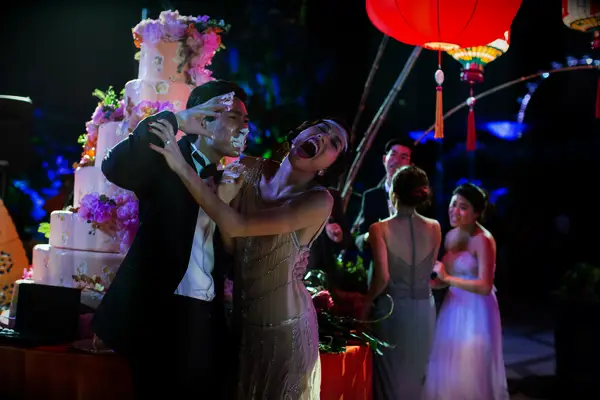 crazy rich asians wedding reception garden of the gods