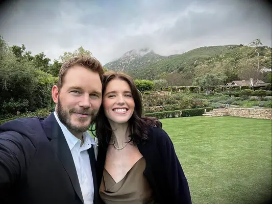 Chris Pratt and Katherine Schwarzenegger on their fourth wedding anniversary