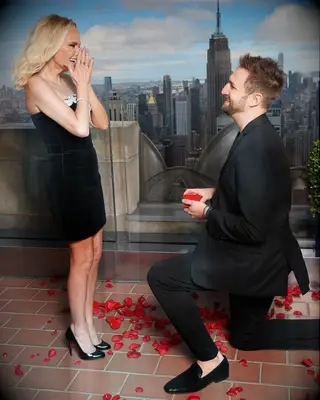 Josh Bryant proposing to Kristin Chenoweth