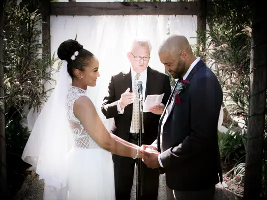 Mekia Cox and Britt Leach wedding ceremony