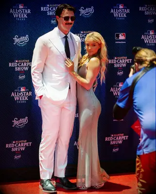 Livvy Dunne and Paul Skenes on the red carpet